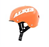 Alk13 Casco Helmet for Skate Longboard BMX Orange White -L- (57-59cm)