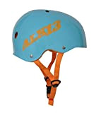 Alk13 Casco Helmet H2O Plus for Skate BMX Rollers and Others. Blue Orange -L-