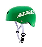 Alk13 Casco Helmet H2O Plus for Skate BMX Rollers. Green White -M- (53-56cm)