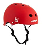 Alk13 Casco Helmet H2O Plus for Skate BMX Rollers. Matte Red M (53-56cm)