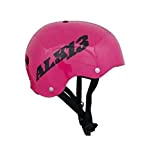 Alk13 Casque Helmet H2O Plus pour Skate BMX Rollers. Pink Black - M - (53-56 cm)