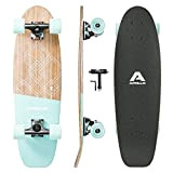 Apollo Longboard Adulte | Mini Longboard comme Planche à roulettes Complète, 70 cm (30 x 8) | Skateboard Mini Cruiser ...