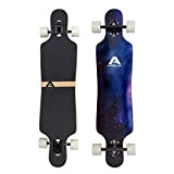 Apollo Longboard Nebula, édition spéciale, Board Complet avec roulements à Billes ABEC Haute Vitesse y Inclus Jeu de clés en ...