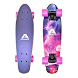 Apollo Skateboard Enfants Vintage Mini Cruiser - Planche à roulettes Complète, 22.5’’ | Skateboard Mini Cruiser avec Deck en Bois ...