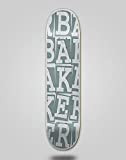 Baker Skate Skateboard Deck Planche Kader Ribbon Stack Gris 8 x 32