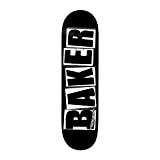 Baker Skateboards Brand Logo Planche de skateboard Noir/blanc 20,6 x 80 cm