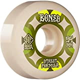 Bones Wheels STF Retros 99a V5 Sidecut Roues de Skateboard Unisexe, Blanc, 53 mm
