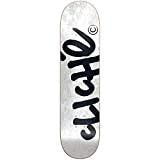 Cliche Handwritten Tie Dye Planche de skateboard Blanc 8"