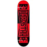 Darkstar Divide Planche de skateboard Noir/rouge 7,75"