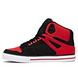 DC Shoes Pure, Basket Homme, Fiery Red/White/Black, 41 EU