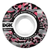 DGK Skateboards Roues Skate (x4) Static Blanc 101A 53mm