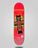 Dogtown Skateboard Deck Street Cross Logo 8.5 Red Rasta
