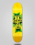 Dogtown Skateboard Deck Street Cross Logo 9.0 Yellow