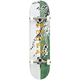 Enuff Skateboards Cherry Blossom Complete Skateboard, Adulte, Unisexe, Blanc/Bleu Sarcelle (Multicolore), 8" x 32"