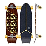 Flying Wheels Skateboard de surf 31, couleur : Plumeria, taille : 31"