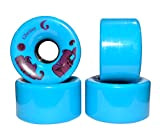 Glutier Longboard Wheels Ruedas de Longboard. 65 x 36mm 80a / Blue