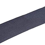 Grip autocollant pushfocourag pour planche de skateboard, longboard et trottinette - Antidérapant - Imperméable - Papier de verre, Noir