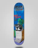 Heroin Monopatin Skate Skateboard Deck Planche Mister Kinoshita Blue 8.38