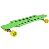 Hudora Longboard Cruis Star Vert/Jaune 92 x 24 cm STREET Cruiser Board Street Surfer Skateboard