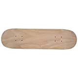 Jevina Planche de skateboard en érable 8 couches - Double concave - 8 pouces - Bois d'érable