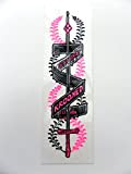 krooked – Poke Skateboard Yer Eyes Out Sticker – 16,5 cm de haut environ – Rose
