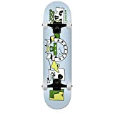 Krooked Pro Worrest STYX Twin Tail SLICK Skateboard complet Bleu 8,3"