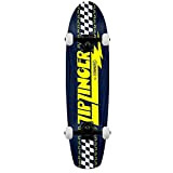 Krooked Skateboard complet Zip Zinger Og Graphic Recolor Bleu marine/jaune 19,7 cm