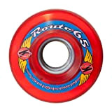 Kryptonics - Roller Quad Roue Route Red - Red - Taille:65mm-78a