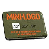 Mini Logo Riser Pad (Jeu de 2) 0.10 (2.54 mm) Soft