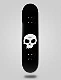Monopatín Skate Skateboard Zero Single Skull R7 Black White 8.0