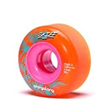 Orangatang Skiff 62 mm 80a All-Terrain Skateboard Wheels (Orange, Set of 4)
