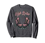Patin à roulettes vintage patinage High Roller 70's 80's Sweatshirt