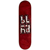 Planche de Skateboard PP OG Stacked Stamp RHM, 8.0 x 31.6, Rouge