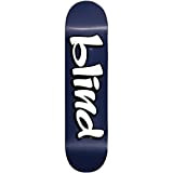 Planche de Skateboard Vintage Blind Logo RHM,8.0 x 31.56, Bleu Foncé