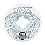 Ricta Wheels Wireframe Sparx Roues de skateboard 99a Blanc 54 mm