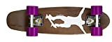 Ridge Mini Cruiser Skate Dark Dye Number en Bois Planche à roulettes complet Violet