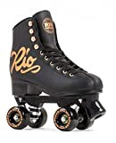 Rio Roller Quad Skates Patinages pour Enfant, Unisexe, Rose (Rose Noir), 37