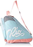 Rio Roller Roller Script Skate Bag, Sacs de plage mixte adulte, Multicolore (Teal/Coral), 24x15x45 cm (W x H L)