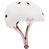 Rio Roller Rose Helmet Casque Skateboard Mixte Adulte, Noir (Cream), 53-56 cm