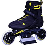 Rollerblade Rollers Macroblade 100 3Wd - pour Homme - Noir/Jaune affron - Taille 270