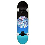 Santa Cruz Iridescent Dot Skateboard complet Bleu 8,5"