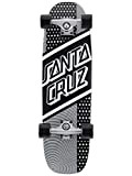 Santa Cruz Street Skate Cruiser in Zwart en Wit