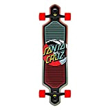 Santa Cruzer Factory Skateboard complet Wave Dot Splice Drop Thru Rouge/bleu 91,4 cm
