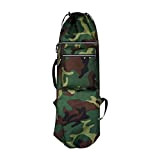 Sharplace Skateboard Backpack Bag Storage Longboard Carry Case pour Skate Deck Accessoires de Voyage Unisexe, Vert