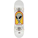 Skateboard Complet Believe, 8, Blanc