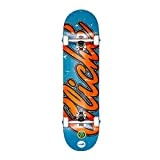 Skateboard Complete, Old Logo 8.0 x 31.56, Bleu/Orange