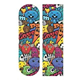Skateboard Grip Tape Graffiti Character Bande antidérapante pour Planche de Skateboard 22,9 x 83,8 cm