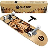 Skatro - Skateboard Professionnel Complet - 78,7 cm pour Adultes, garçons, Filles, débutants et Enfants