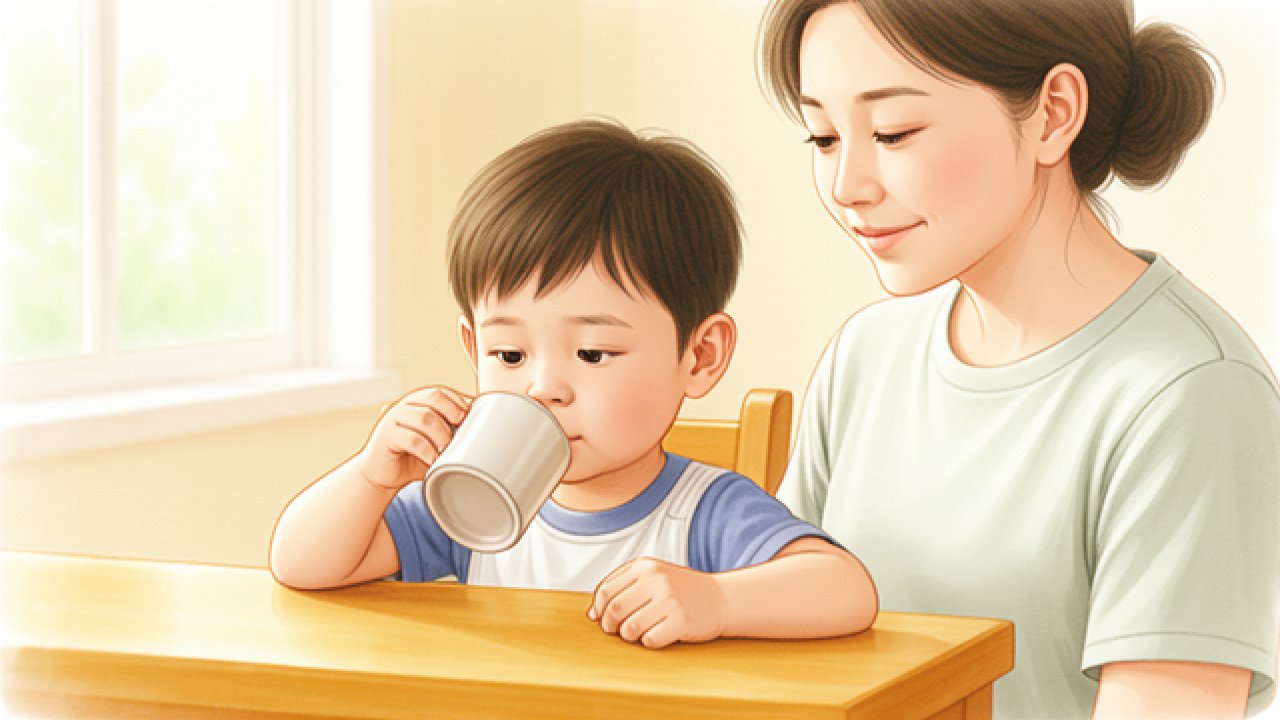 Tasse d'apprentissage : accompagner les tout-petits vers l'autonomie sans freiner leur vrai développement
